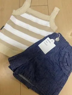 apres les cmours 新品　タンクトップ　パンツセット 90cm