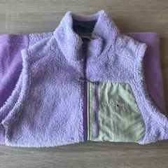 mont-bell ベスト Kid's 130 紫色