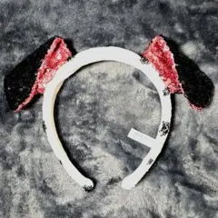 ディズニー　カチューシャ　ダルメシアン　スパンコール