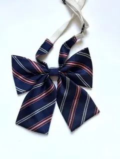 ネイビー ストライプ 学生リボン