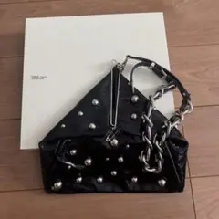 TOGA PULLA スタッズ付きバッグ ブラック