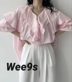 wee9s ピンク　フリルブラウスのサムネイル