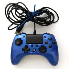 ジャンク　hori pad fps plus　ブルー　連射機能　for ps4