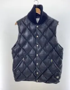 CRIMIE DIAMOND QUILT LAMB LEATHER DOWN Vのサムネイル