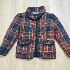 TOMMY HILFIGER チェック柄中綿コート サイズ6