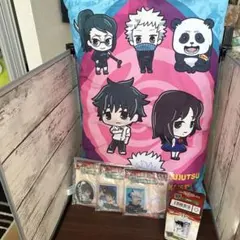 呪術廻戦 クッション アクリルスタンド グラスセット