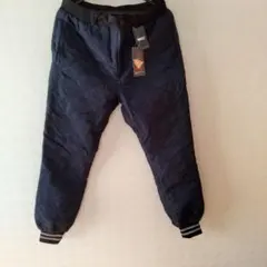 ロイヤルコレクション ネイビー キルティング パンツ メンズLサイズ