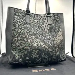 極美品】印傳屋 INDEN-YA トートバッグ ロスペル Rosper 鹿革ち9 極美品】印傳屋 INDEN-YA トートバッグ ロスペル Rosper 鹿革ち9