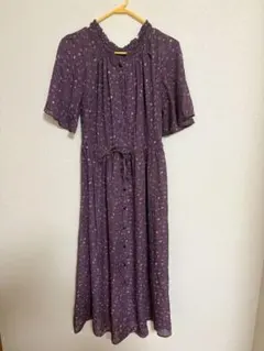 ehka sopo 花柄前後着ワンピース(M)