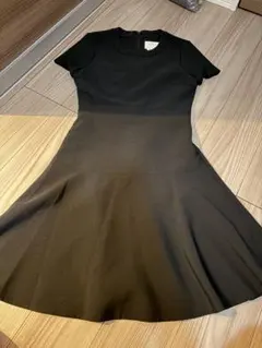 kate spade 黒 ひざ丈ワンピース 半袖