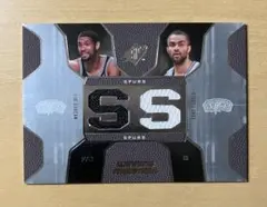 NBA TIM DUNCAN & TONY PARKER DUAL PATCH