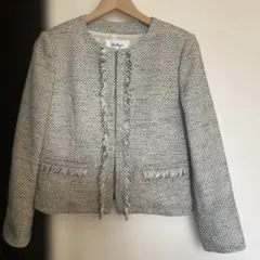 ノーカラーフリンジジャケット ノーリーズ NOLLEY’S 入学 卒業