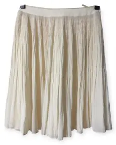 【訳あり】 組曲 アイボリー スカート シフォン