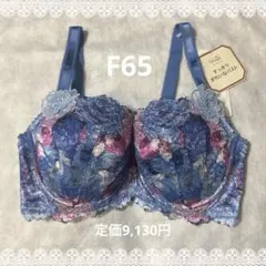 トリンプ　プレミアム　ブラジャー　F65　新品　匿名配送　ブルー系