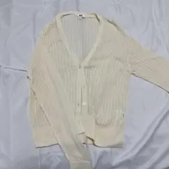 UNIQLO アイボリー カーディガン S