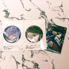 【ネオポルテ】白雪レイド＆渋谷ハル 缶バッジ＆ステッカー