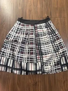 Reflect チェック柄プリーツスカート