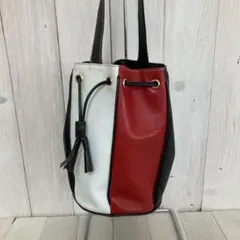 PRADA プラダ 巾着ショルダーバッグ トリコロールカラー