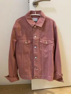美品　TANAKA ピンク デニムジャケット