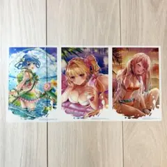 白猫プロジェクト クリアポストカード 白猫サマーくじ