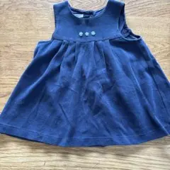 familiar ネイビー ジャンバースカート 90cm