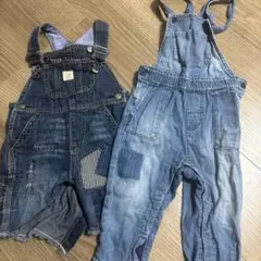 オーバーオール　2セット　ベビーGAP h&m