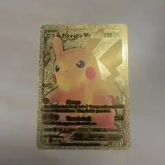 ポケモンカード ピカチュウV ゴールド仕様 - メルカリ