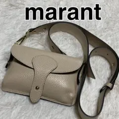 最終価格☆美品marantマラント本革レザー☆ショルダーバッグ☆ベージュのサムネイル