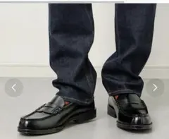 【タイムSALE】【美品】HARUTAローファー3E✲ブラック24cm✲男女兼用