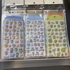 たまごっち　コットンパフィシール　3枚セット　まめっち　みみっち　くちぱっちのサムネイル