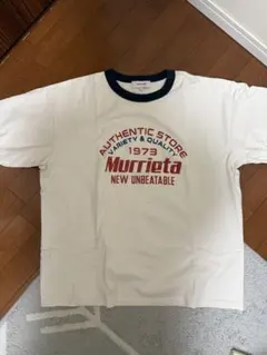 MONO-MART カレッジロゴ リンガーTシャツ ホワイト Lのサムネイル