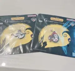 一番くじ　ナイトメアー・ビフォア・クリスマス　ラバーコレクション　2点セット