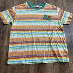 イヴサンローラン 半袖 Tシャツ カラフル ボーダー 150cm 中古品 福助のサムネイル