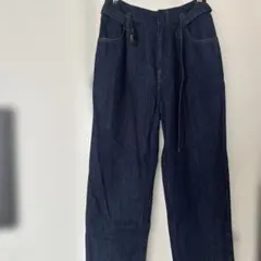 ❤️ベルト付きデニムパンツ インディゴ❤️のサムネイル