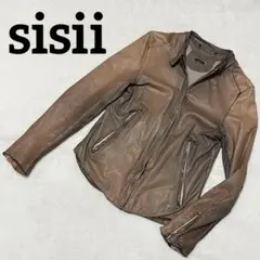Sisii ダブルライダース シシ 牛革 カウレザー ウォッシュ加工　即発 楽天市場】sisii ライダース ダブルの通販