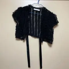 結婚式参列用ボレロ　黒