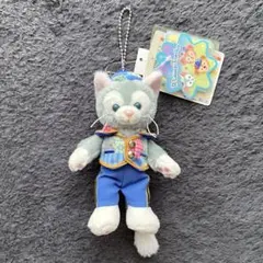 新品未使用　ディズニー　ジェラトーニ　七夕　ぬいぐるみ　キーホルダー　バッジ