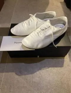 Repetto ZIZI ジジ ホワイトレースアップシューズ　メンズ40