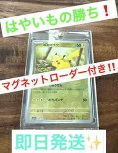 【はやいもの勝ち❗️】　151 ピカチュウ　モンスターボールミラー