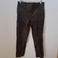 ❣️ ジョセフリブコフ パンツ ストレート ペイズリー 14 黒 金 パーティー