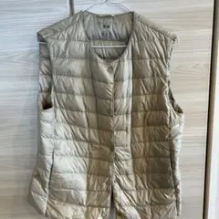 UNIQLO ウルトラライト ベージュ ダウンベスト M