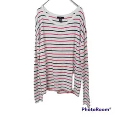 GAP ギャップ 【M】ニット セーター レディース ボーダー USED 古着