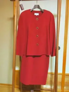 STEFANONI (レリアン)ワインレッド スーツ セット 9号サイズ