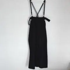 サロペット オールインワン パンツ シンプル カジュアル おしゃれ 肩紐調整可