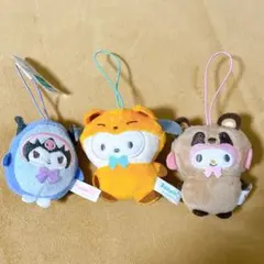 サンリオ どうぶつ着ぐるみマスコット 3個セット