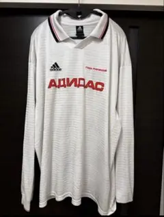 Gosha rubchinskey adidas ゲームシャツ　白 2026年最新】gosha rubchinskiy ゲームシャツの人気アイテム - メルカリ