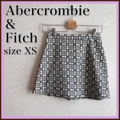 美品⭐️アバクロンビー&フィッチ ミニスカート 台形 幾何学模様 ストレッチ