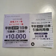 2026年最新】かぐらリフト券の人気アイテム - メルカリ