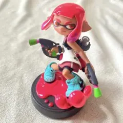 【美品】 amiiboネオンピンクガール スプラトゥーン　アミーボ 限定色