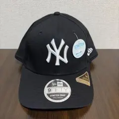New Era 9FIFTY ストレッチスナップ ブラック キャップ S/M